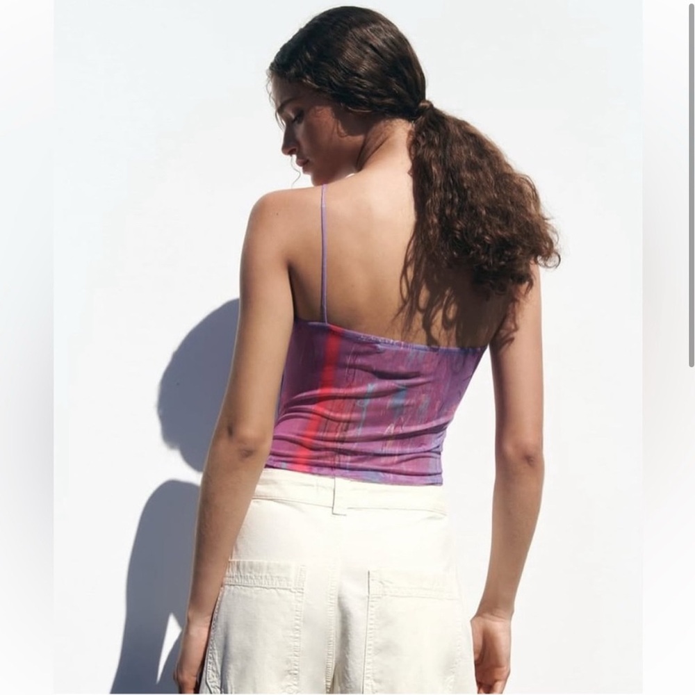 ZARA DAVID PHER Printed Bodysuit - Picture 2 of 9